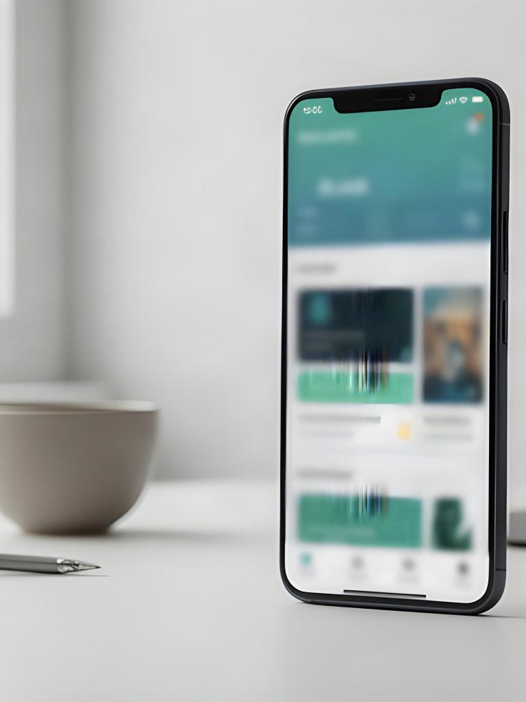 Смартфон Android із відкритим екраном налаштувань доступу до каталогу фільмів на світлому робочому столі